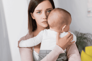Person realizing that depression is genetic