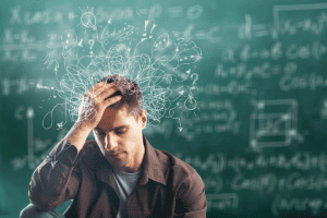 Person struggling with inattentive ADHD