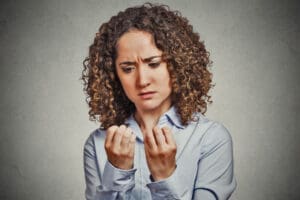 Person struggling with harm OCD
