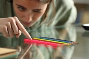 Person thinking of the myths about OCD
